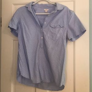 J. Crew short sleeve chambray button up